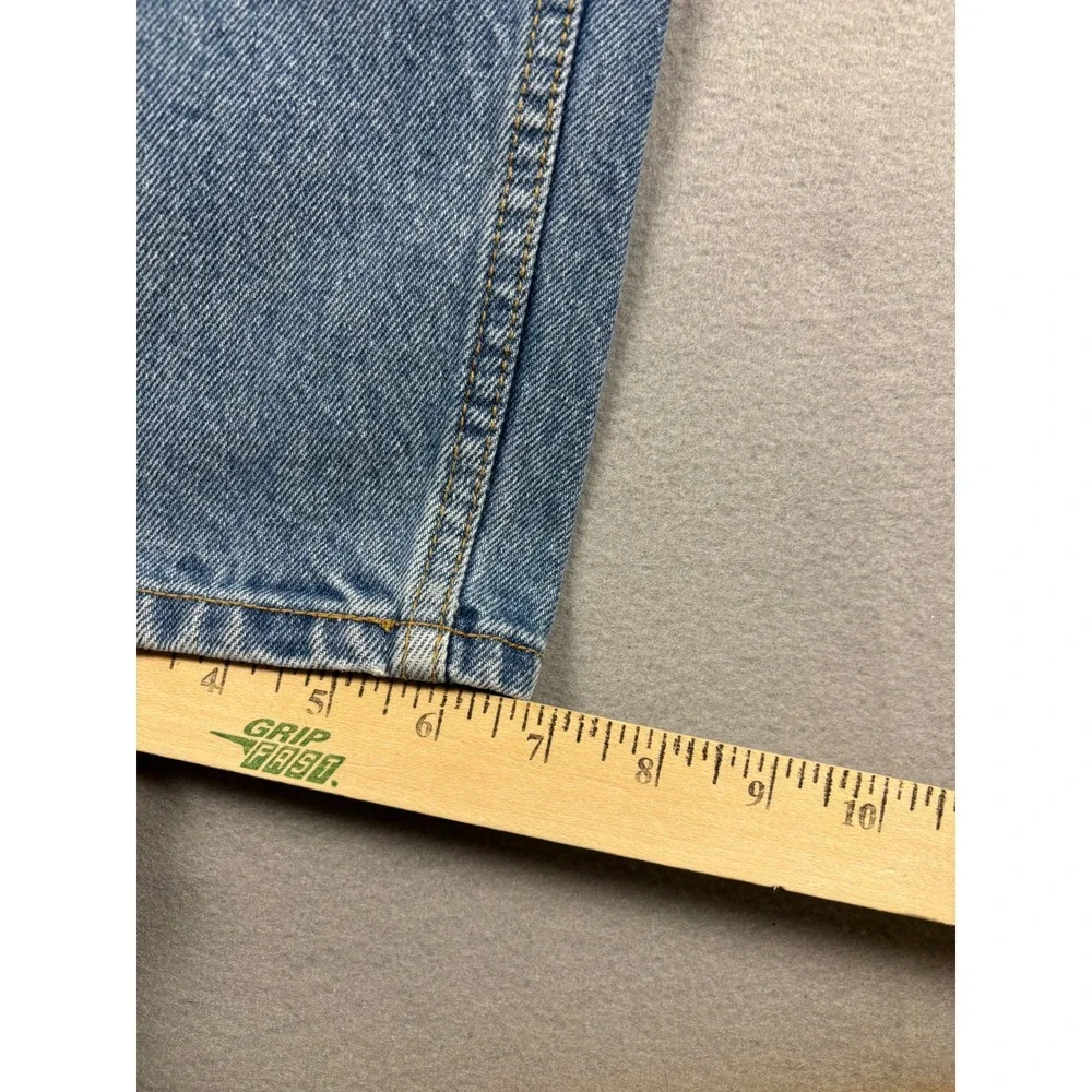 Brittania 205-06-12 Straight Leg Jeans Vintage 90s 33x34 Blue Denim Mens